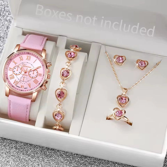 Universal Casual Fashion Belt Watch With Alloy Case Imitation Leather Strap And Stainless Steel Pin Buckle