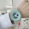 Universal Leisure Plastic And Silicone Transparent Strap Electronic Watch