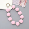 Universal Phone Case Lanyard Semihandmade With Plush Ball Bead Pendant
