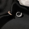 Ushaped Copper Doublelayer Inlaid Zircon Ear Clips For Women Without Pierced Ears Geometric Electroplated