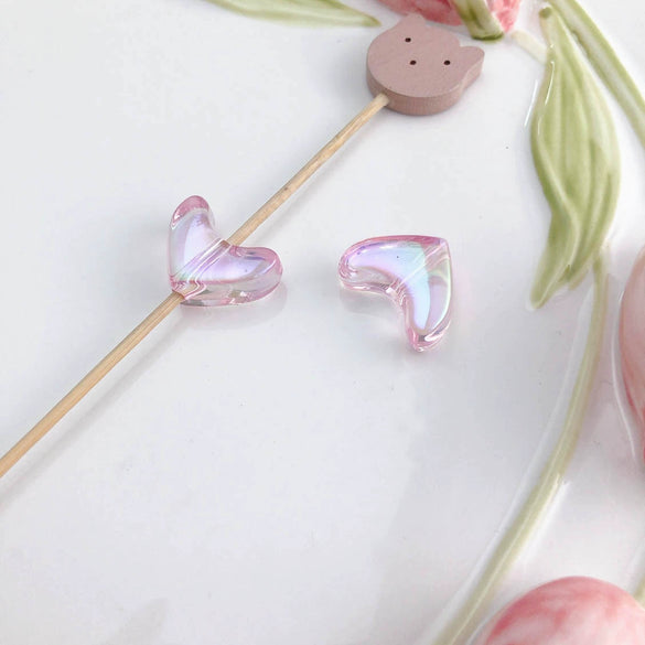 Uvplated Acrylic Photo Frame Love Stars Diy Handmade String Beads Mobile Phone Chain Pendant Jewelry Clothing Accessories