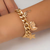 Vacation Beach Starfish Dolphin Shell Alloy Aluminum Wholesale Bracelets