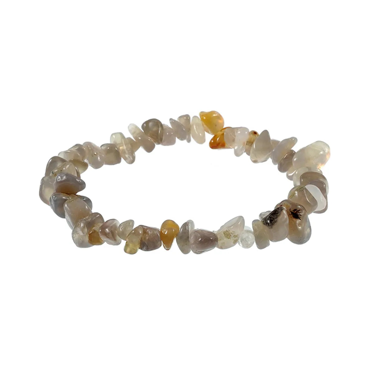 Vacation Classic Style Geometric Natural Stone Filament Gravel Wholesale Bracelets