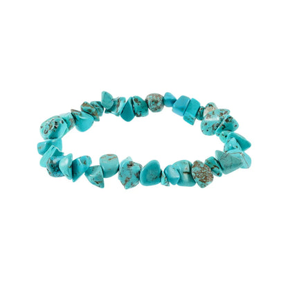 Vacation Classic Style Geometric Natural Stone Filament Gravel Wholesale Bracelets