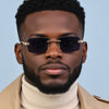 Vacation Classic Style Solid Color Pc Square Frameless Men'S Sunglasses
