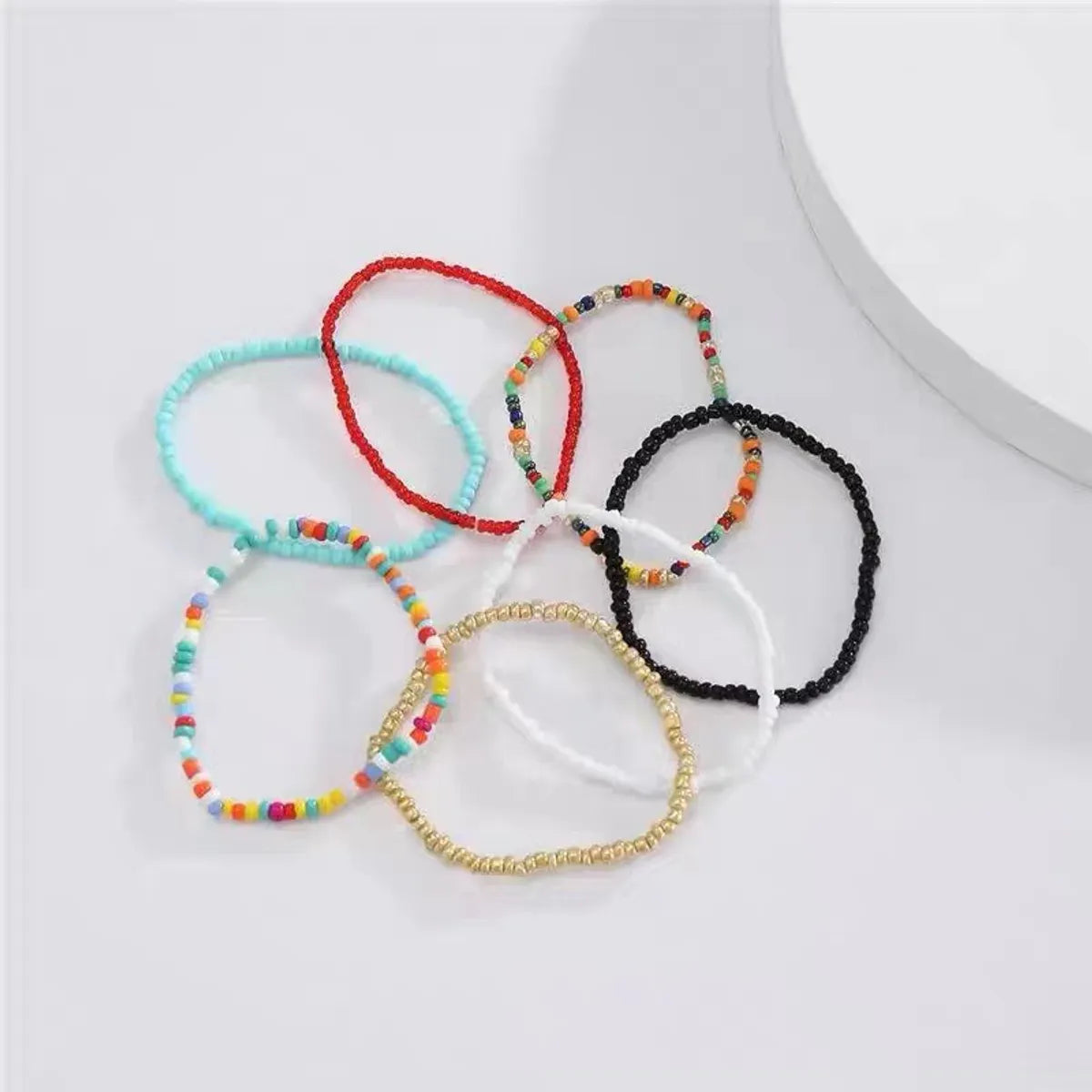 Vacation Color Block Seed Bead Wholesale Bracelets