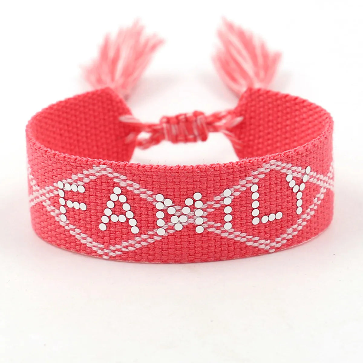 Vacation Ethnic Style Letter Polyester Wholesale Bracelets