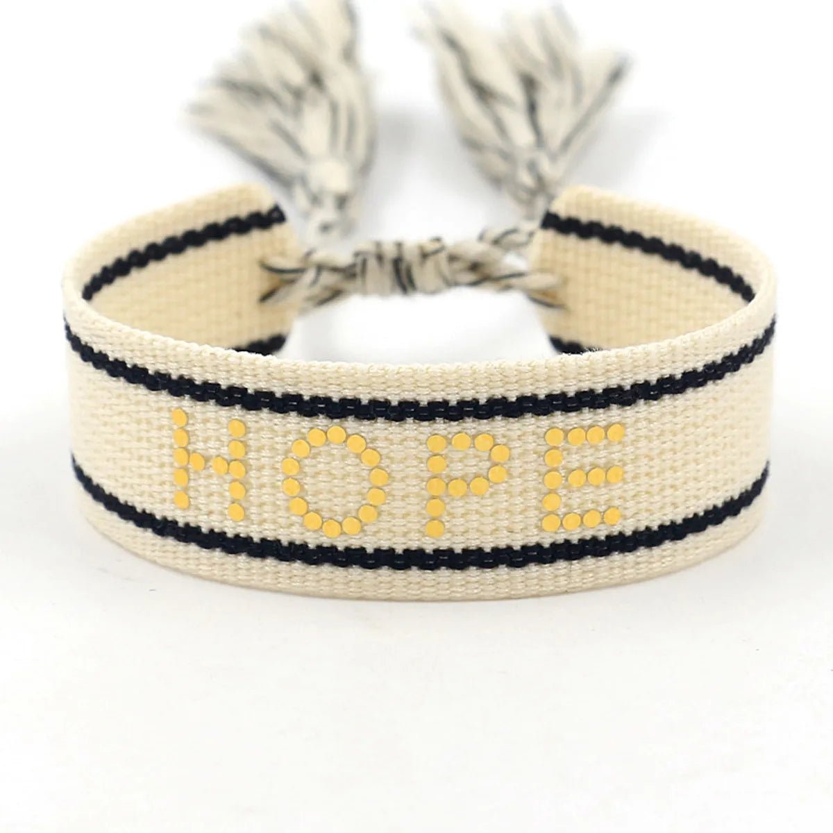 Vacation Ethnic Style Letter Polyester Wholesale Bracelets