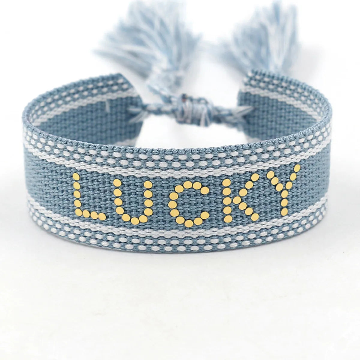 Vacation Ethnic Style Letter Polyester Wholesale Bracelets