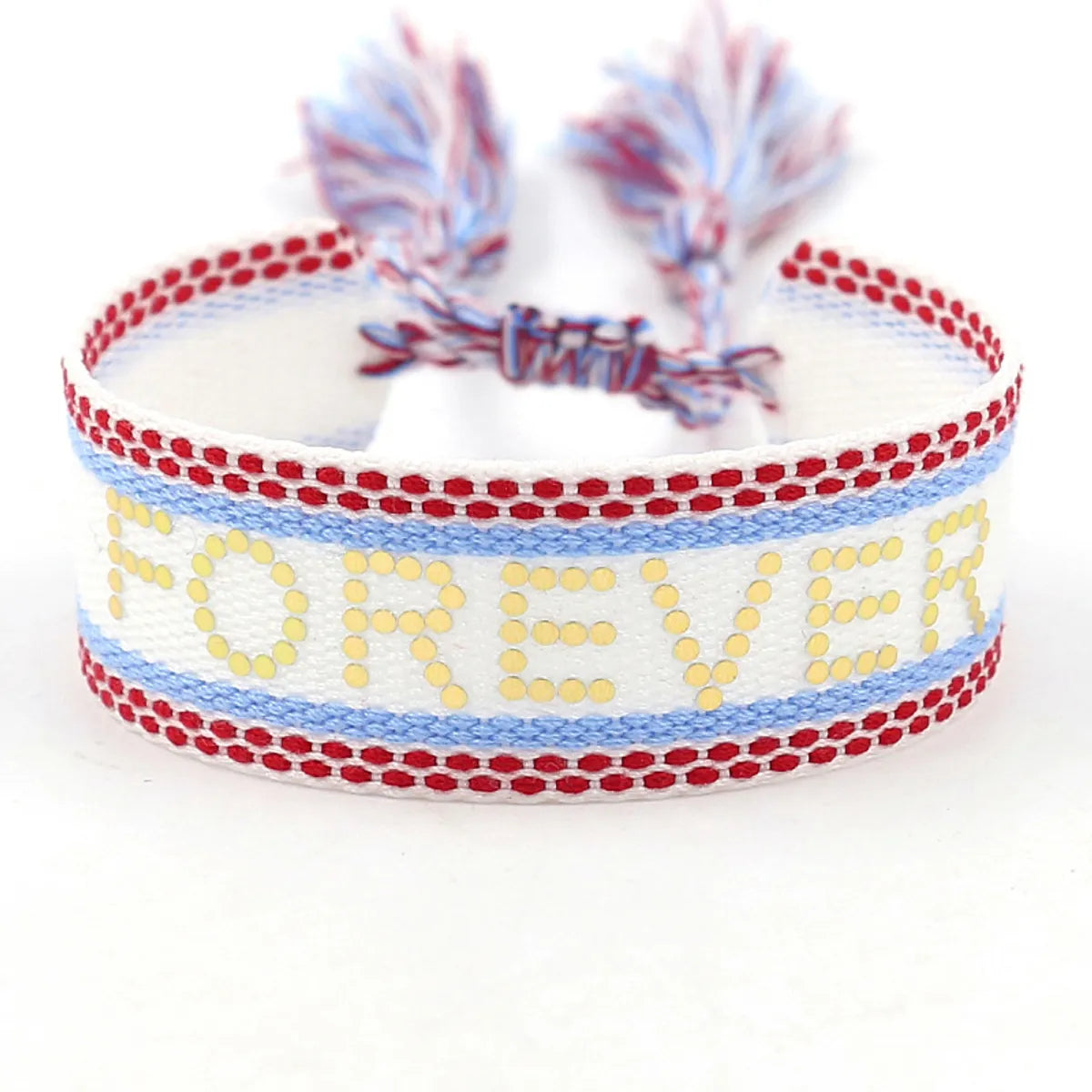 Vacation Ethnic Style Letter Polyester Wholesale Bracelets