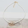 Vacation Geometric Imitation Pearl Soft Clay Women'S Necklace