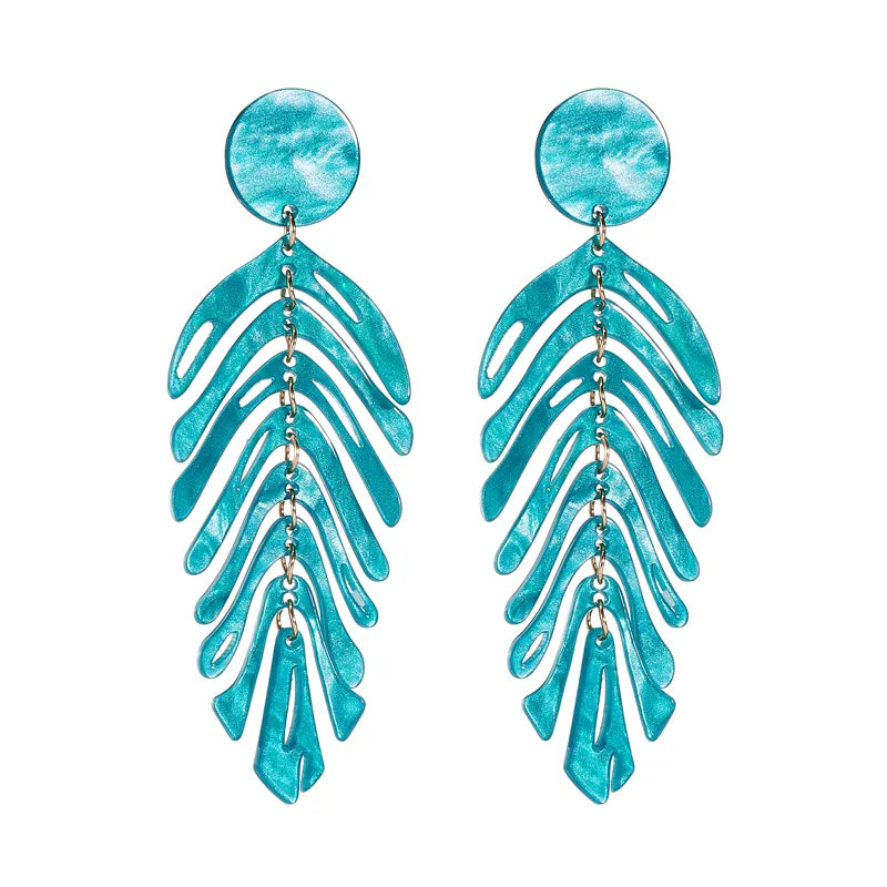 Vacation Leaves Arylic Women'S Drop Earrings