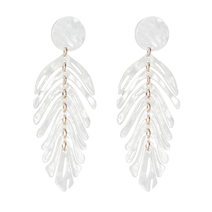 Vacation Leaves Arylic Women'S Drop Earrings