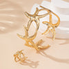 Vacation Marine Style Beach Starfish Ferroalloy Women'S Jewelry Set