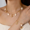 Vacation Marine Style Beach Starfish Shell Zinc Alloy Women'S Jewelry Set