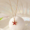 Vacation Marine Style Starfish Zinc Alloy Unisex Pendant Necklace