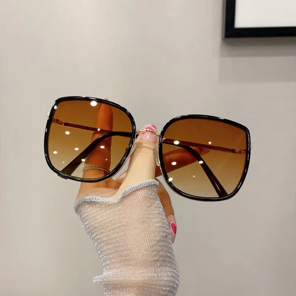 Vacation Modern Style Streetwear Square Pc Square Full Frame Women'S Sunglasses