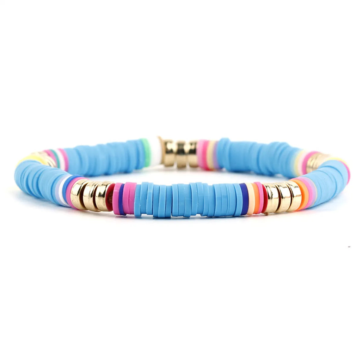 Vacation Multicolor Alloy Soft Clay Wholesale Bracelets