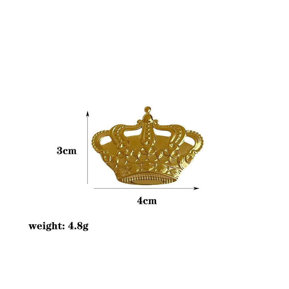 Vacation Roman Style Crown Alloy Unisex Brooches 1 Piece