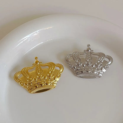 Vacation Roman Style Crown Alloy Unisex Brooches 1 Piece