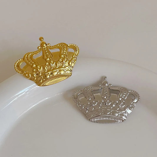 Vacation Roman Style Crown Alloy Unisex Brooches 1 Piece