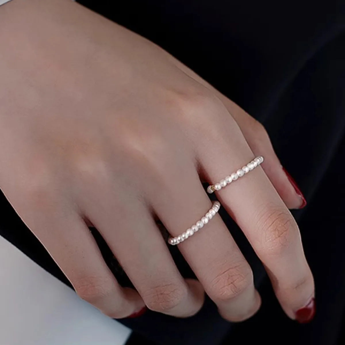 Vacation Simple Style Classic Style Round Plastic Wholesale Rings