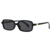 Vacation Simple Style Color Block Ac Square Full Frame Women'S Sunglasses