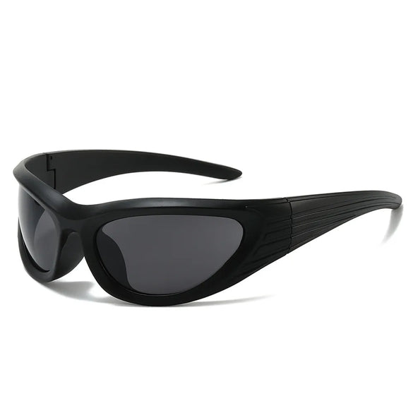 Vacation Simple Style Color Block Pc Special-Shaped Mirror Full Frame Women'S Sunglasses