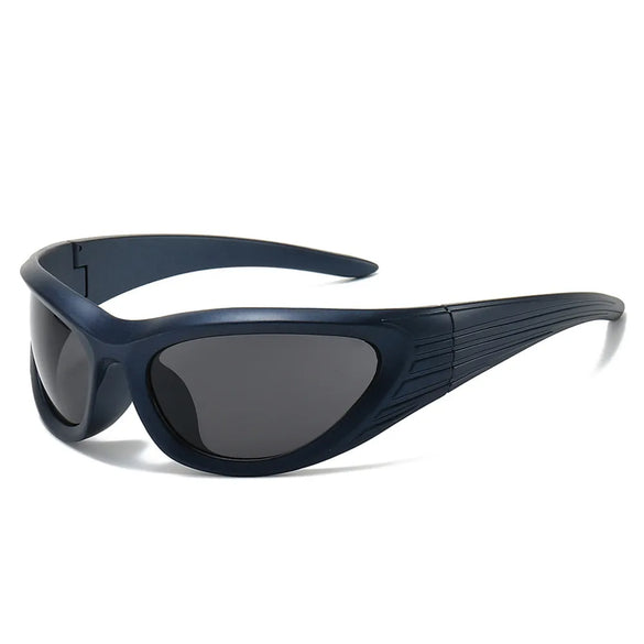 Vacation Simple Style Color Block Pc Special-Shaped Mirror Full Frame Women'S Sunglasses