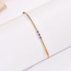 Vacation Simple Style Colorful Stainless Steel Epoxy Plating 14k Gold Plated Bracelets
