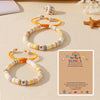 Vacation Simple Style Heart Shape Arylic Stone Soft Clay Wholesale Drawstring Bracelets