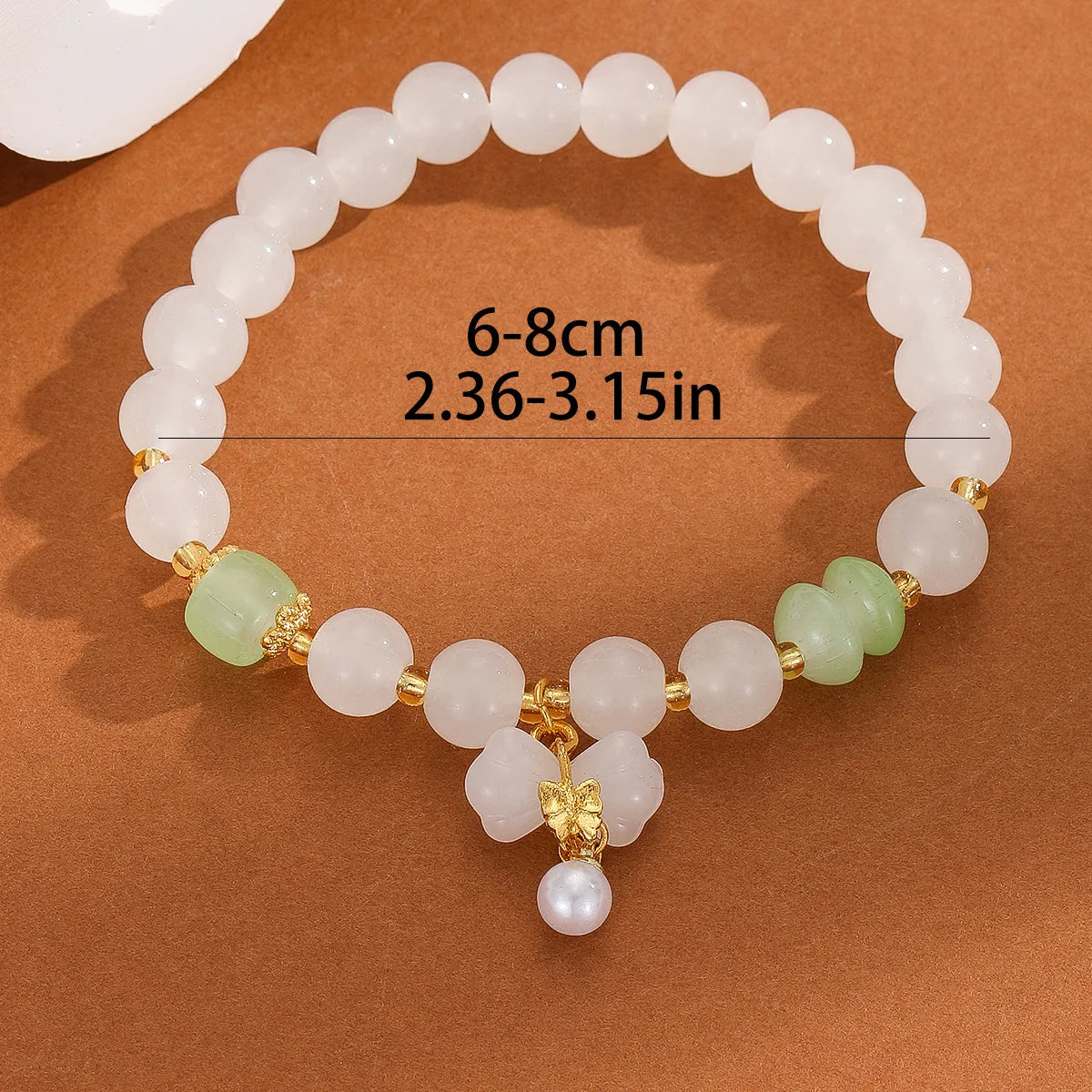 Vacation Simple Style Round Alloy Stone Wholesale Bracelets