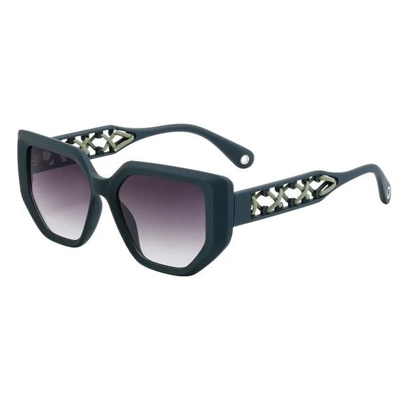 Vacation Simple Style Solid Color Pc Cat Eye Full Frame Women'S Sunglasses