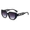 Vacation Simple Style Solid Color Pc Cat Eye Full Frame Women'S Sunglasses
