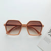 Vacation Solid Color Pc Resin Polygon Full Frame Women'S Sunglasses