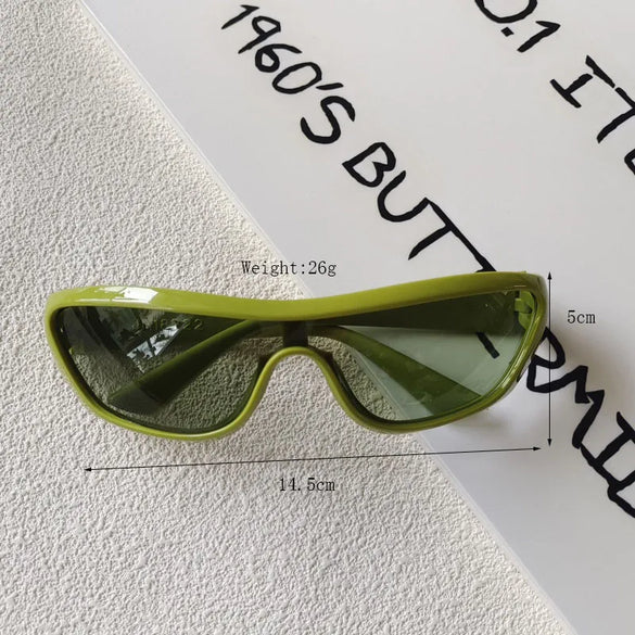 Vacation Sports Oval Pc Toad Glasses Avaitor Full Frame Women'S Sunglasses