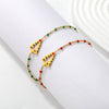 Vacuum Electroplated Stainless Steel Hollow Christmas Tree Bracelet For Women Sweet Festive Holiday Jewelry Wholesale