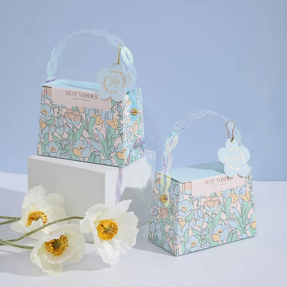 Valentine'S Day Cute Flower Paper Wedding Gift Bags