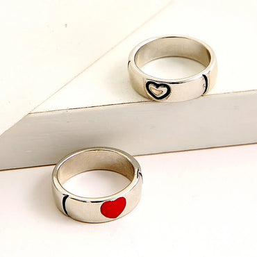 Fashion Heart Alloy Plating No Inlaid Couple