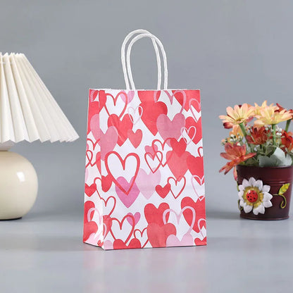 Valentine'S Day Heart Shape Kraft Paper Party Gift Wrapping Supplies