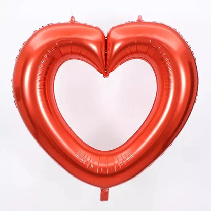 Valentine'S Day Sweet Heart Shape Aluminum Film Party Festival Balloons