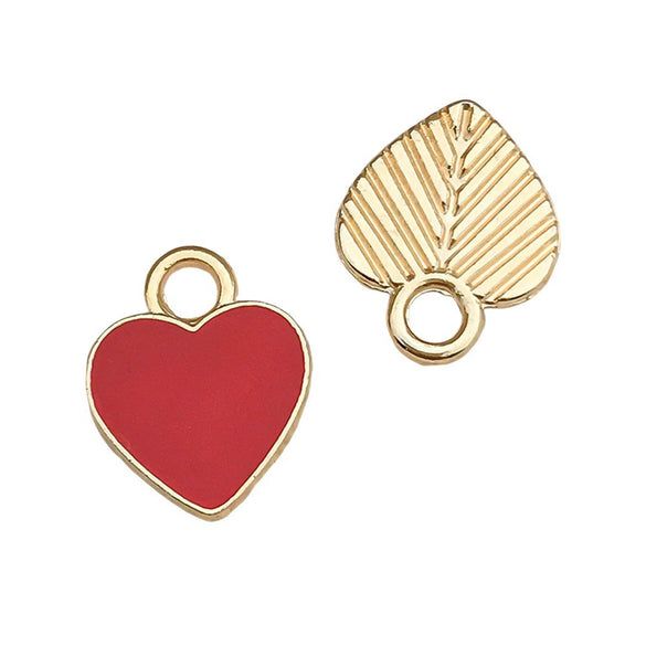 Valentine's Day Rose Dripping Oil Alloy Pendant Jewelry Accessories