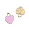 Valentine's Day Rose Dripping Oil Alloy Pendant Jewelry Accessories