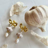 Vegetable Wine Glass Pearl Earrings Copper Electroplating Women's