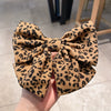 Velvet Big Bow Female Handmade Hairpin Back Head Elegant Top Clip Hair Accessories