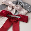 Velvet Bow Hair Accessories Handmade Duckbill Clip Hairpin For Women