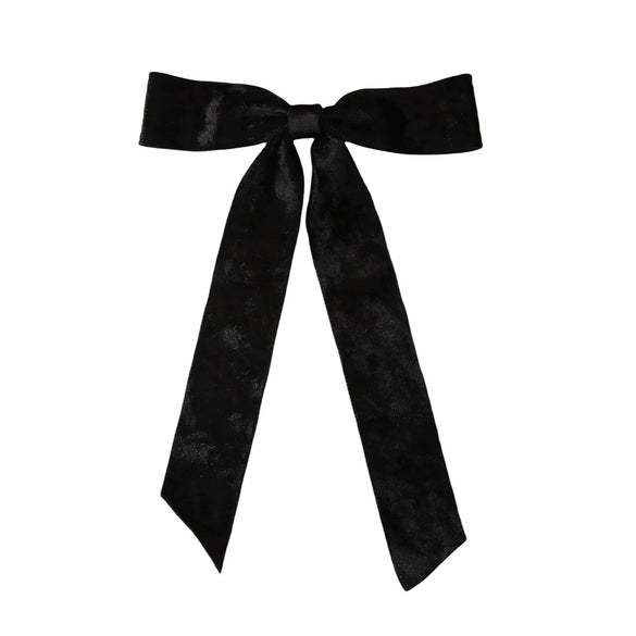 Velvet Bow Hair Accessories Handmade Duckbill Clip Hairpin For Women