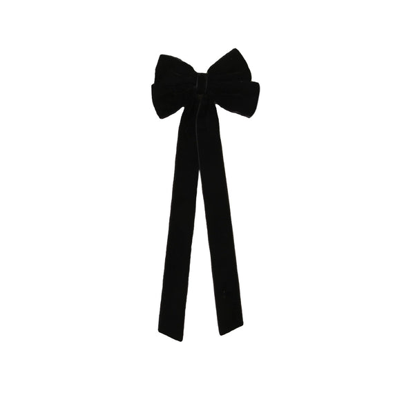 Velvet Bow Ribbon Duckbill Hairpin Handmade Women's Hair Accessories