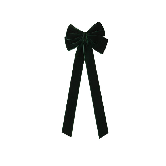 Velvet Bow Ribbon Duckbill Hairpin Handmade Women's Hair Accessories