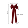 Velvet Bow Ribbon Duckbill Hairpin Handmade Women's Hair Accessories